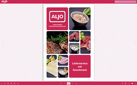 PDF Blätterbar Kundenbeispiel ALJO Lebensmittel